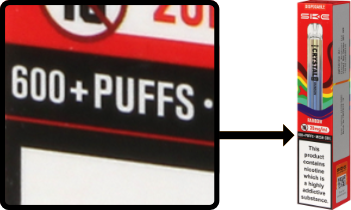 Puff Count Graphic Chart